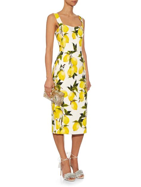 dolce & gabbana lemon dress|dolce models list.